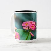 美しい蝶 ツートーンマグカップ (正面左)