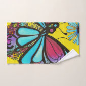 美しい蝶 バスタオルセット (ハンドタオル)