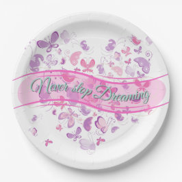 美しい蝶 ペーパープレート