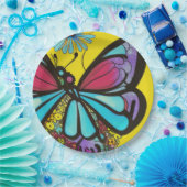 美しい蝶 ペーパープレート (パーティー)