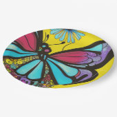 美しい蝶 ペーパープレート (アングル)