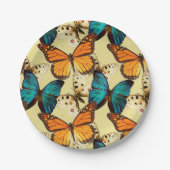 美しい蝶 ペーパープレート (正面)