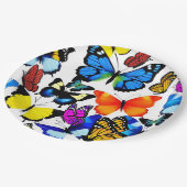 美しい蝶 ペーパープレート (アングル)