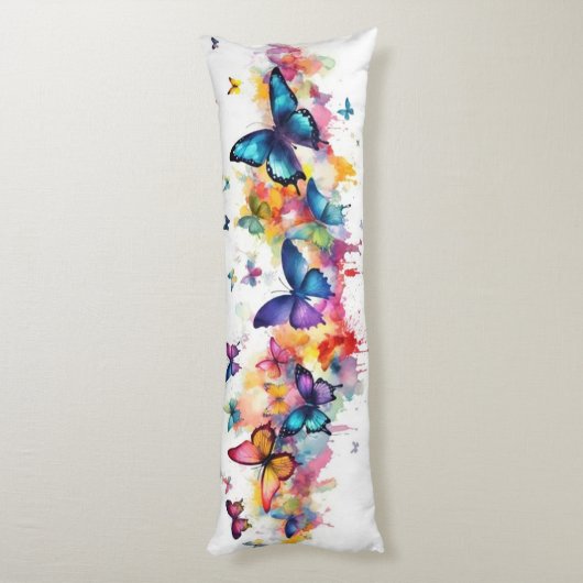 美しい蝶 ボディピロー (裏面 (縦))