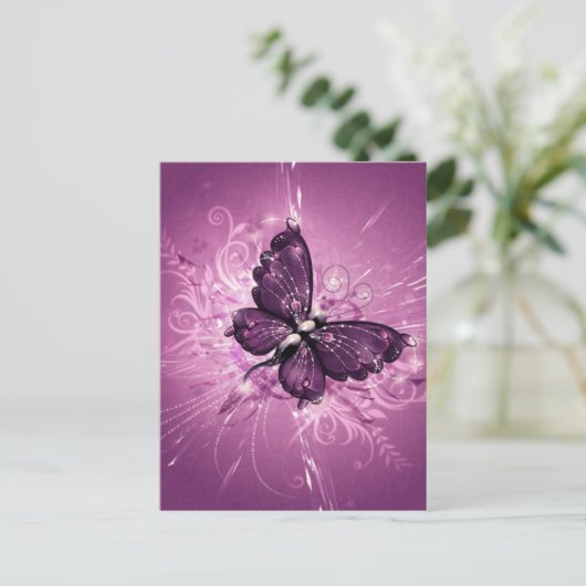 美しい蝶 ポストカード (スタンド正面)