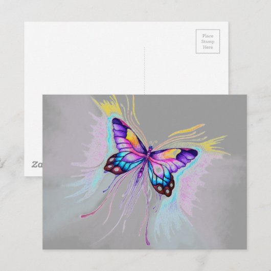 美しい蝶 ポストカード (正面/裏面)