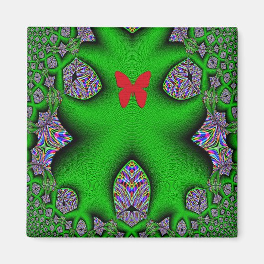 美しい蝶…..... マグネット (正面)