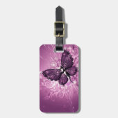 美しい蝶 ラゲッジタグ (正面縦)