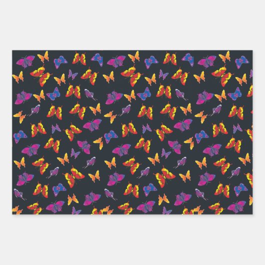 美しい蝶 ラッピングペーパーシート (正面)