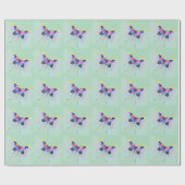 美しい蝶 ラッピングペーパー (フラット)