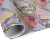 美しい蝶 ラッピングペーパー (ロールコーナー)