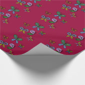 美しい蝶 ラッピングペーパー (角)