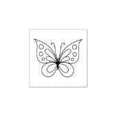 美しい蝶 ラバースタンプ (インプリント)