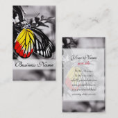 美しい蝶 名刺 (正面/裏面)