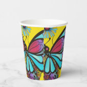 美しい蝶 紙コップ (右)