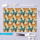 美しい蝶 薄葉紙 (クラフト)