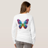 美しい蝶 Tシャツ (裏面フル)