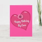 美しい表情のグリーティングカード カード (正面)