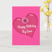 美しい表情のグリーティングカード カード (黄色い花)