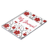 美しい表情のノート ノートブック (左側)