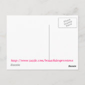 美しい表情の贈り物 ポストカード (裏面)