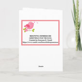 美しい表情カード カード (裏面)