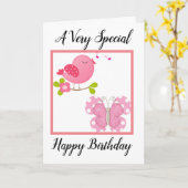 美しい表情カード カード (黄色い花)