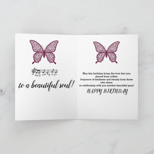 美しい表情カード カード (内部)