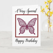 美しい表情カード カード (黄色い花)