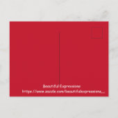 美しい表情 シーズンポストカード (裏面)