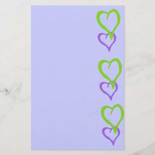 美しい表情 – 文房具紙 便箋 (正面)