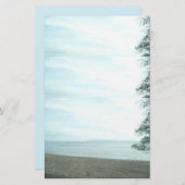 美しい表情 – 文房具紙 便箋 (正面/裏面)