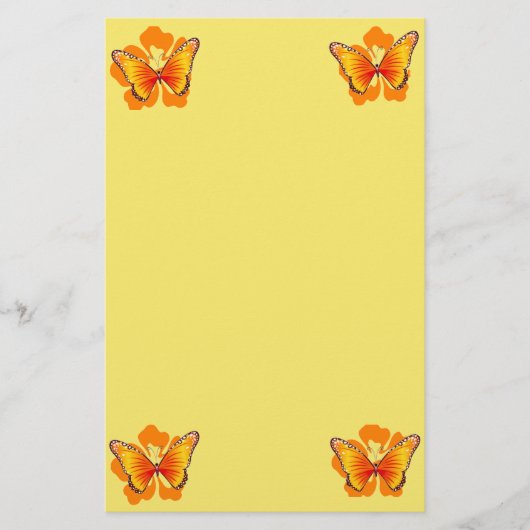 美しい表情 – 文房具紙 便箋 (正面)