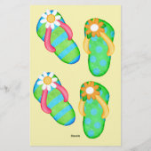 美しい表情 – 文房具紙 便箋 (裏面)