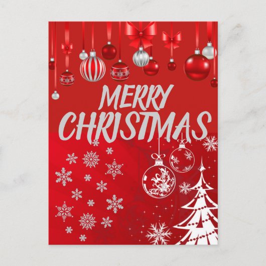 美しい表現のホリデーポストカード シーズンポストカード (正面)