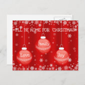 美しい表現の休日はがき シーズンポストカード (正面/裏面)