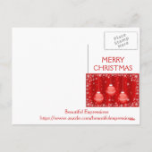 美しい表現の休日はがき シーズンポストカード (裏面)