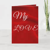 美しい表現の挨拶状 カード (正面)