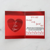 美しい表現の挨拶状 カード (内部)