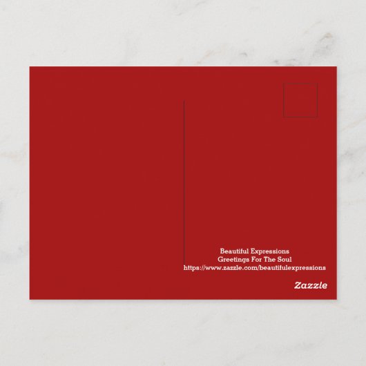 美しい表現はがき ポストカード (裏面)