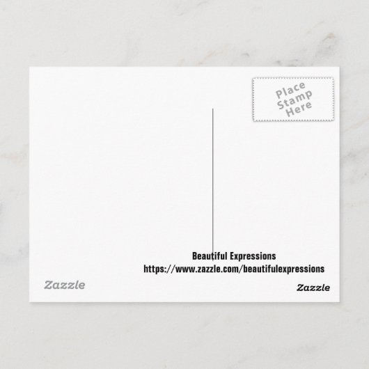 美しい表現はがき ポストカード (裏面)