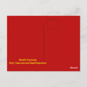 美しい表現はがき ポストカード (裏面)