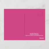 美しい表現はがき ポストカード (裏面)