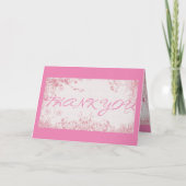 美しい表現は感謝していしています カード (正面)