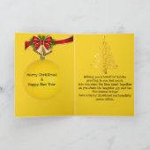 美しい表現クリスマス シーズンカード (内部)