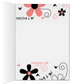 美しい表現グリーティングカード (内側 (右))