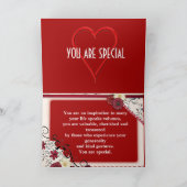 美しい表現サンキューカード カード (内部)