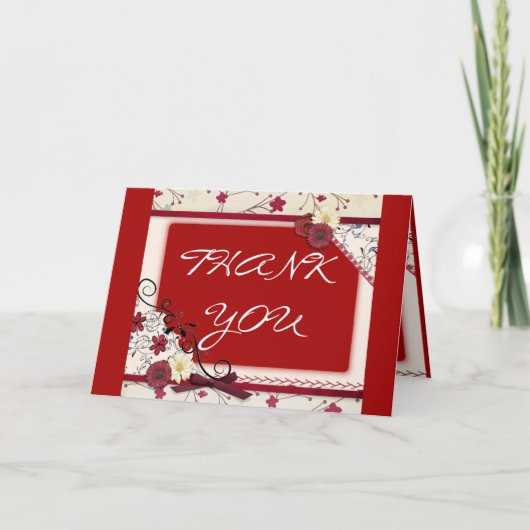 美しい表現サンキューカード カード (正面)