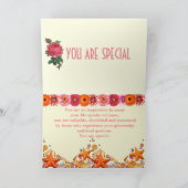 美しい表現サンキューカード カード (内部)