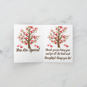 美しい表現サンキューカード サンキューカード (内部)